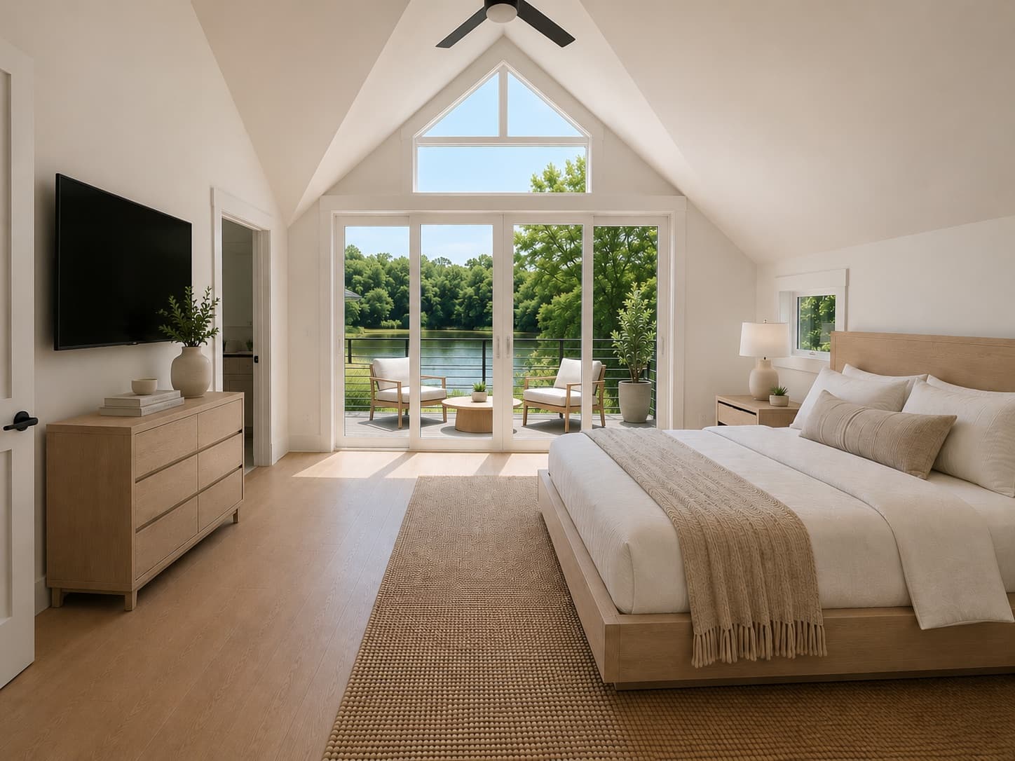 Alternate view of the primary suite bedroom at 16 Indigo Lane